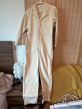 ALEX MILL cream jumpsuit